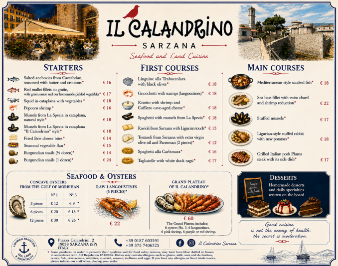  - RISTORANTE IL CALANDRINO
